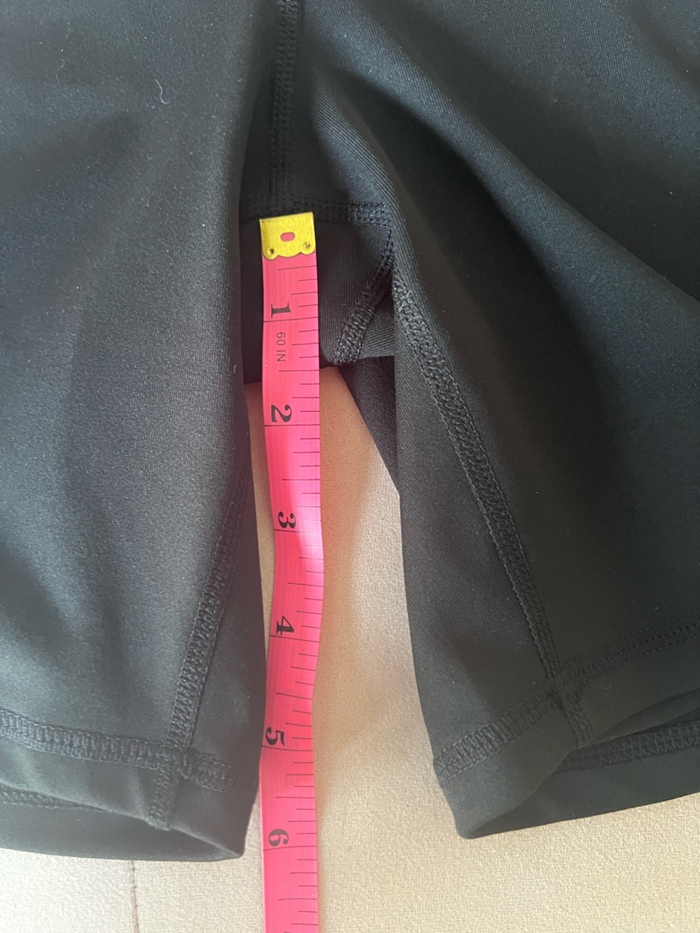 GAIAM Black Bike Shorts with Pink Floral Side Panels - Picture 10 of 10
